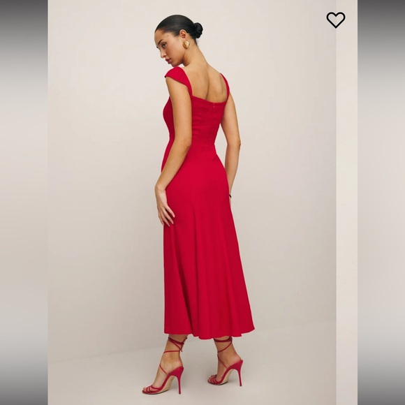 NWT RED REFORMATION BRYSON DRESS - Picture 2 of 8